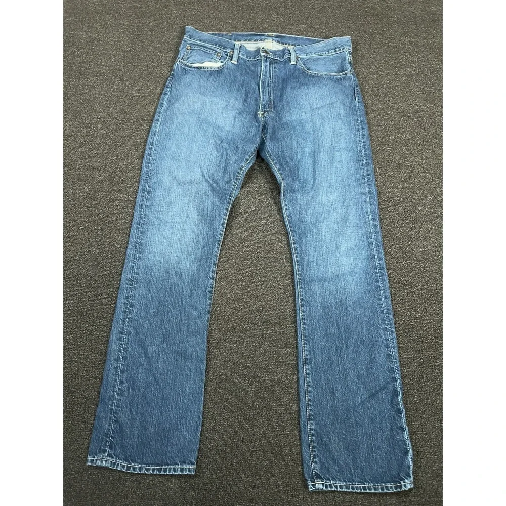 Polo Ralph Lauren Jeans Mens‎ 36x32 (Fits 37x33) Blue 018 Slim Straight Denim